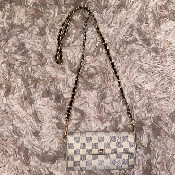 Louis Vuitton Bags Louis Vuitton Damien Azur Wallet On Chain Poshmark